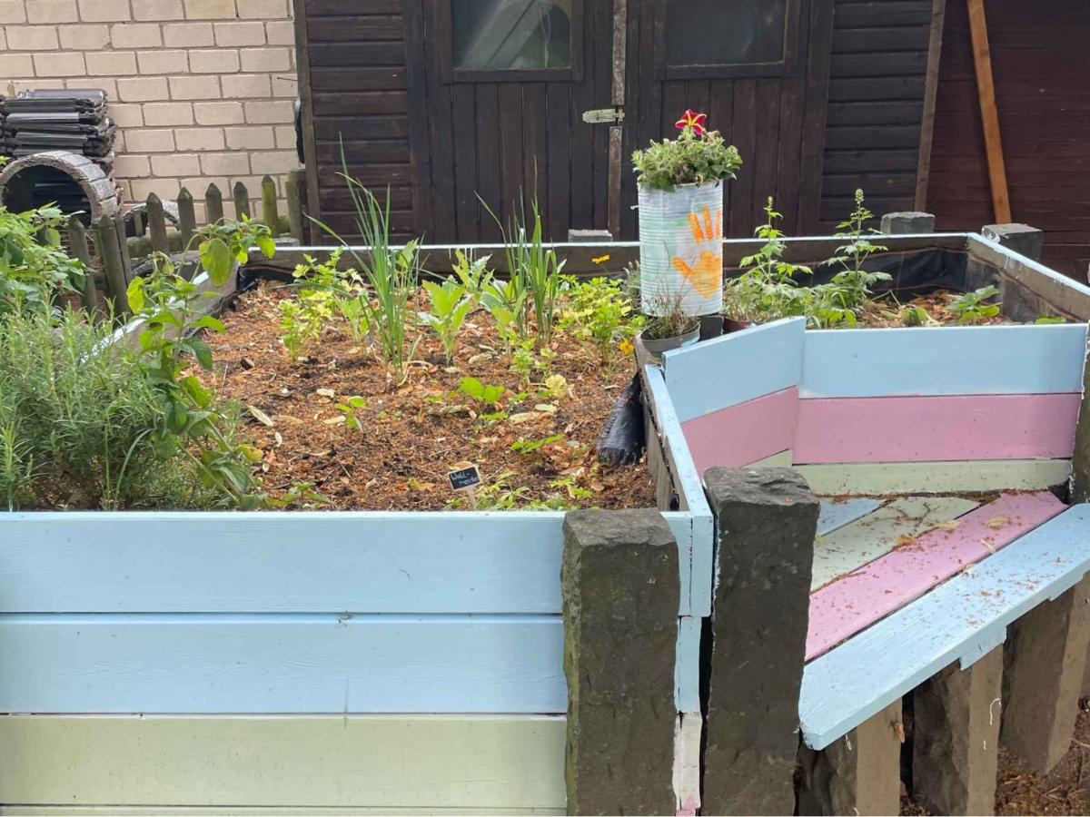 Hochbeet erstrahlt in neuem Glanz