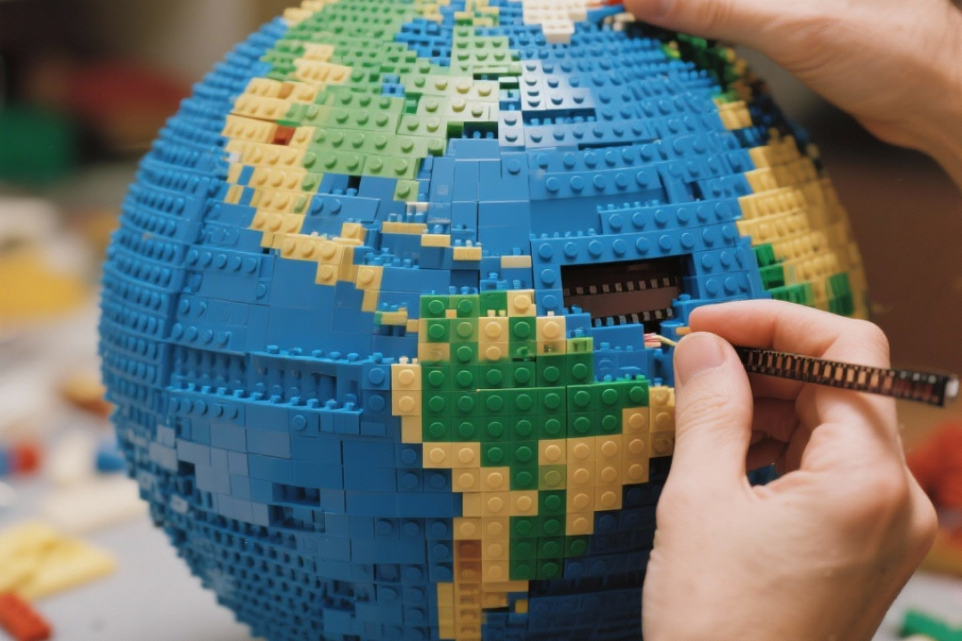Weltkindertag_2025_Legoglobus_ki_generated